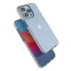 Spring Case for iPhone 14 Pro Max with Colored Frame, Light Blue
