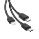 Кабель XO NB103 3в1 USB на Lightning / USB-C / microUSB 1м 2.1A черный