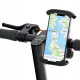 Bike Phone Mount Baseus QuickGo Series for Motorcycle & Bicycle Handlebar, black