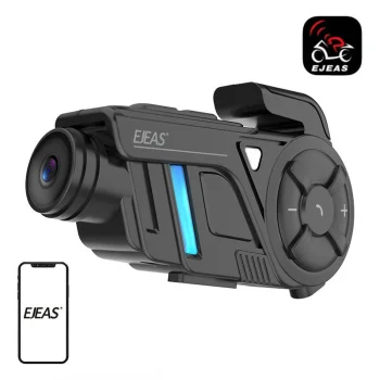 Мотоциклетный интерком EJEAS K1 с камерой, черный