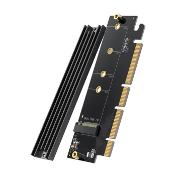 Ugreen CM465 PCIe 4.0 x4 uz M.2 NVMe M-Key paplašināšanas karte - Melna | To Expansion Card Black