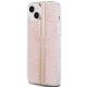 Guess IML 4G Gold Stripe korpuss iPhone 15 / 14 13 - rozā krāsā | case for pink