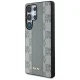 DKNY Leather Checkered Pattern MagSafe Case for Samsung Galaxy S25 Ultra, Gray
