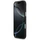 Karl Lagerfeld iPhone Air vāciņš Grained Karl & Choupette Pins, melns