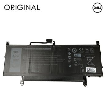 Аккумулятор для ноутбука DELL N7HT0, 52Wh, 6500mAh, Оригинал