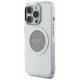 Чехол Guess для iPhone 16 Pro Max IML Metal Colored Circle MagSafe, серый