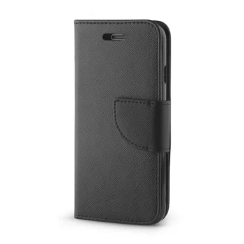 Xiaomi Redmi Note 8 Pro Fancy TPU Book Case Cover Stand, Black | Telefona Maciņš Vāciņš Apvalks Grāmatiņa