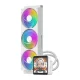 Šķidruma dzesēšanas sistēma DarkFlash DV360S MAX White, 360mm AIO, 3.95\" IPS, ARGB