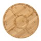 Ruhhy 00024290 Rotating Bamboo Snack Board