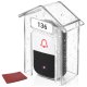 Waterproof Doorbell Protective Cover Ruhhy, transparent