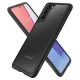 Samsung Galaxy S21 (SM-G990F) Spigen Ultra Hybrid TPU Case Cover, Black-Transparent | Telefona Vāciņš Maciņš Maks...