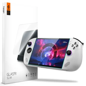Spigen Glas.tR Slim aizsargstikls Lenovo Legion GO S, 2 gab., melns