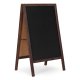 Divpusējs reklāmas stends krīta tāfele 83x50 cm ModernHome