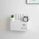 Wifi router shelf holder white