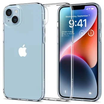 Apple iPhone 15 Plus 6.7'' Spigen Liquid Crystal TPU Case Cover, Transparent | Telefona Maciņš Vāks Apvalks Bampers