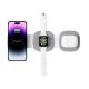 Беспроводное зарядное устройство Tech-Protect QI15W-A32 3-в-1 MagSafe - серое
