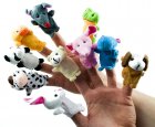 Кукольный театр Плюшевая игрушка на палец 10 шт. | Puppet Theater Plush toy on finger 10 pcs