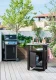 Стол для гриля с тумбой Keter Unity 105 L, коричневый