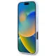 Guess Grained Big 4G Logo vāciņš Apple iPhone 16 - Zils