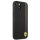 Чехол Ferrari для iPhone 13 mini On Track Carbon Stripe, черный