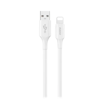 Кабель Dudao L2sL USB-A - Lightning 6A 1.2м, белый