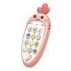 Izglītojošs bērnu viedtālruņa tālrunis burkāna formā, sarkans | Educational kids phone