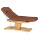 Электрическая СПА-кушетка Sillon Relax на деревянной базе, коричневая