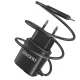 Сетевое зарядное устройство Dudao A2Pro 2x USB со встроенным кабелем...
