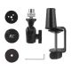 NanoRS RS421 Microphone Stand with 3/8\" and 5/8\" Thread, 1kg, Black