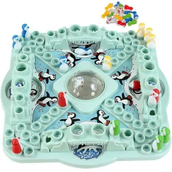 Children's Board Game "Penguin Racing", 2-4 players