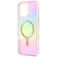 Чехол Uniq для iPhone 16 Pro Max Iridescia Magclick Charging, розовый