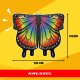 Карнавальный костюм бабочки с крыльями для девочки Kruzzel 26765