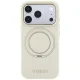 Vāciņš Guess iPhone 18 Pro Max / 17 Pro Max Ring Stand 360 MagSafe, bēšs