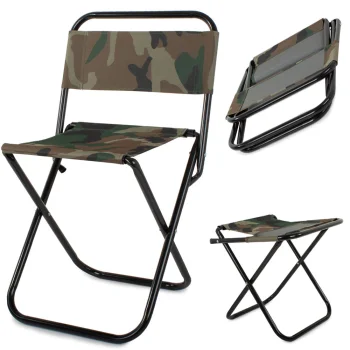 Folding Tourist and Fishing Chair, Camouflage