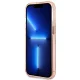 Чехол Guess Gold Outline Translucent MagSafe для iPhone 13 / 13 Pro, розовый
