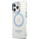 Apple iPhone 13 Pro 6.1\'\' Guess Metal Outline Magsafe Case Cover, Blue | Чехол Кейс Бампер...
