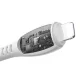 USB-A – Lightning kabelis Joyroom S-A59 Vibrant Series 3A 1.2 m, balts