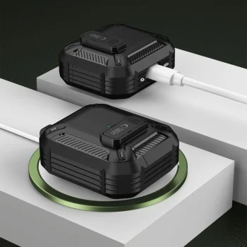Чехол Tech-Protect Carbonox для AirPods 4, Черный