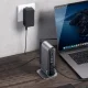 HUB Baseus CAHUB-DG0G 3x USB 3.2 Gen 1 / 2x USB-A / 2x USB-C / SD-картридер, micro SD / AUX / 3x HDMI / RJ45...
