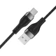 Acefast C11-04 USB-A uz USB-C kabelis 3A 1.2m, melns