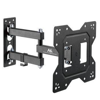 Настенное крепление для ТВ и монитора Maclean MC-700N, 23-43", 30кг, Черный