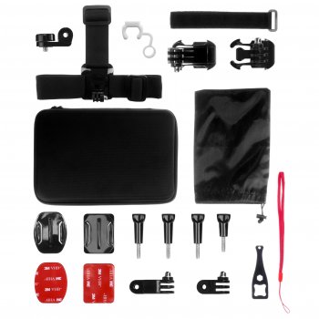 Redleaf GoPro Hero Sporta Kameru Stiprinājumu Aksesuāru Komplekts | SJCAM Sports Action Camera Accessory Montage Kit...