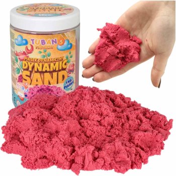 TUBAN Кинетический Песок в Банке 1 кг, Розовый | Kinetic Magic Sand Purple