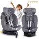 Детское автокресло Nukido Prestige Line, 0-36 кг, Isofix, серое