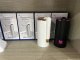 Electric Water Bottle Pump USB Rechargeable Folding Automatic Dispenser for 5 Gallon, White