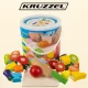 Kruzzel деревянные овощи и фрукты для резки в ведерке, 14 шт.