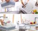 Folding Silicone Dish Drying Drainer Rack