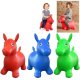 Bērnu Rotaļu Gumijas Piepūšamais Lēkājamais Zirgs Spēļu Zirdziņš, Rozā | Children Rubber Bouncing Inflatable...
