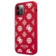 Guess Peony Collection silikona vāciņš Apple iPhone 12 Pro Max, sarkans