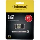 USB-флешка Intenso Slim Line 64GB USB 3.0, черная